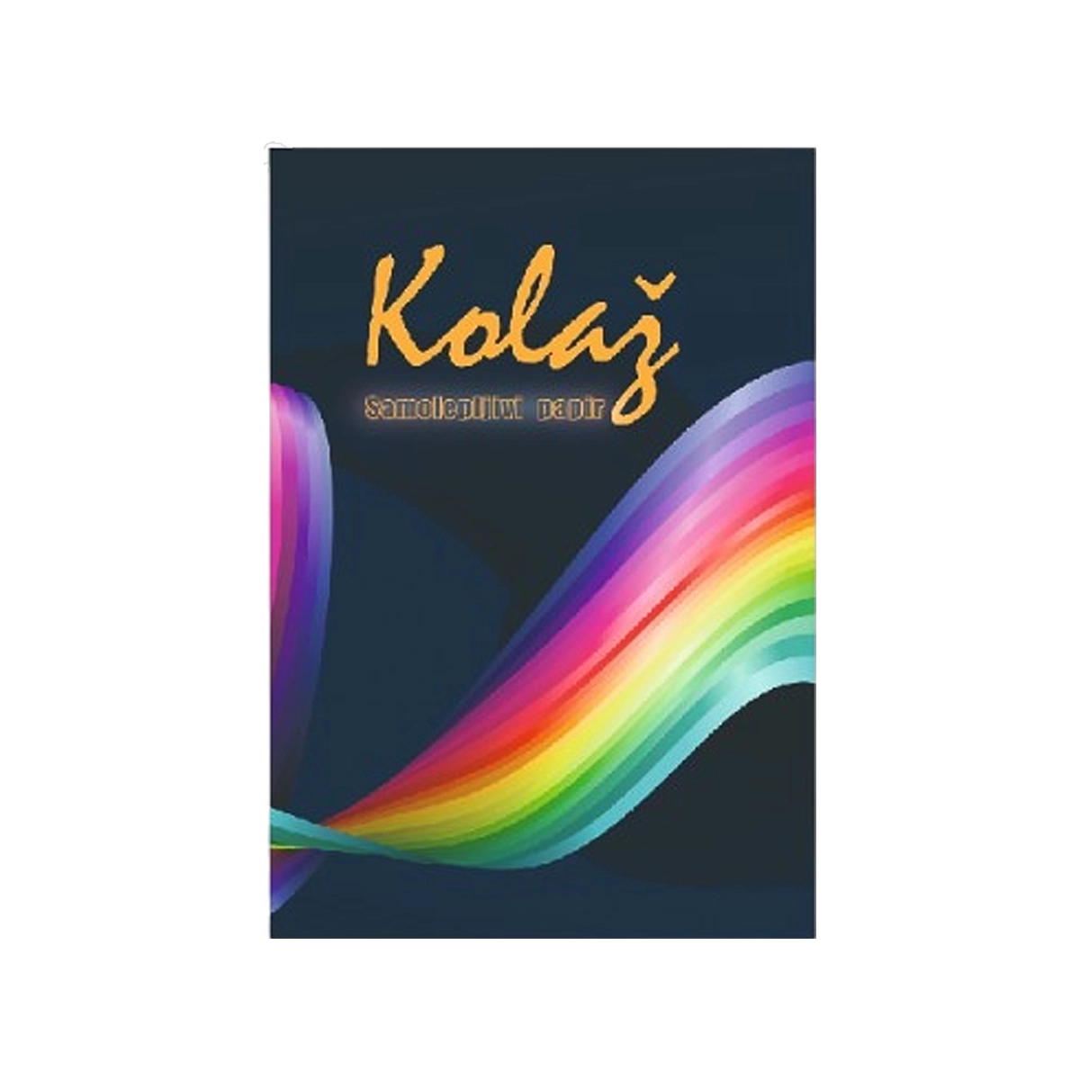 Kolaž papir B5 samolepivi 10 boja