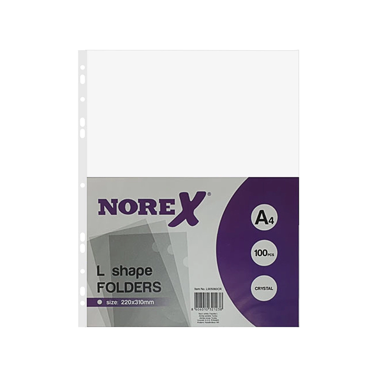 Fascikla PVC L 1/100 NOREX
