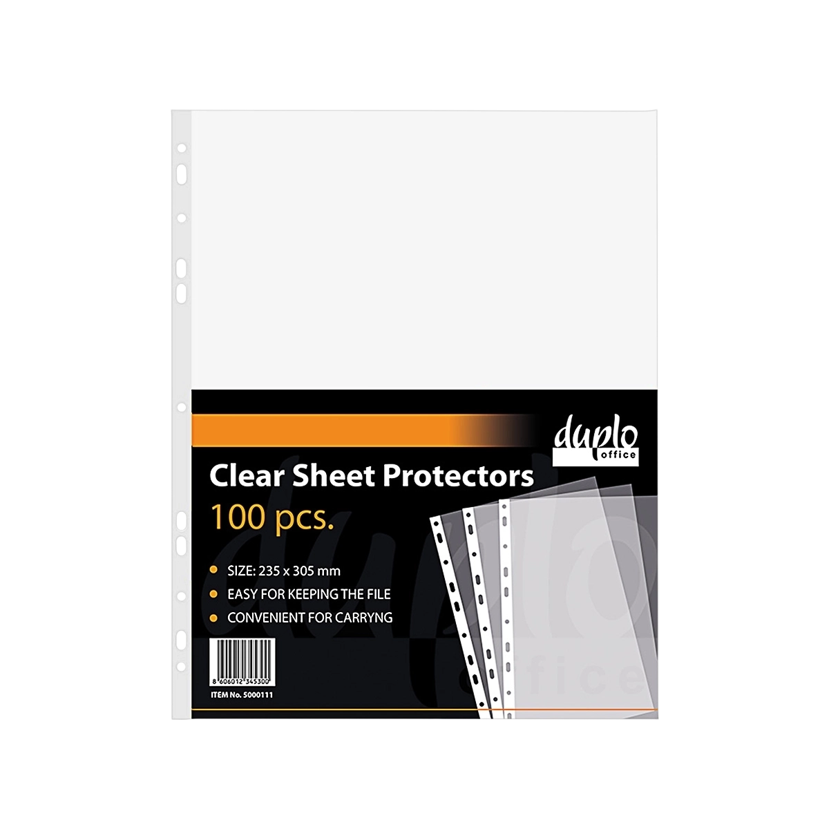 Fascikla PVC U 1/100 DUPLO