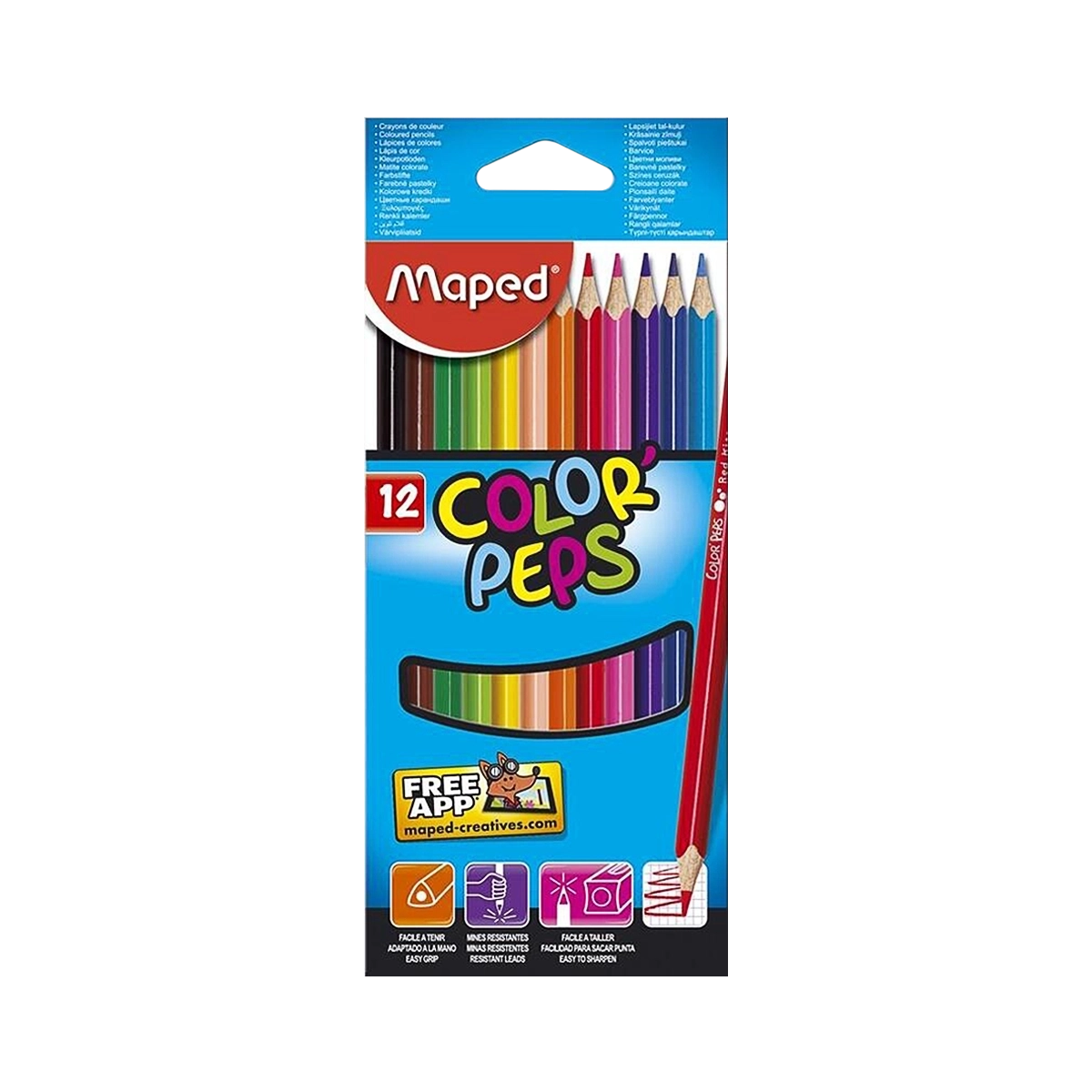 Maped drvene bojice COLOR PEPS 1/12