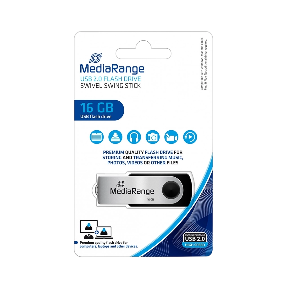 USB MediaRange 16 GB