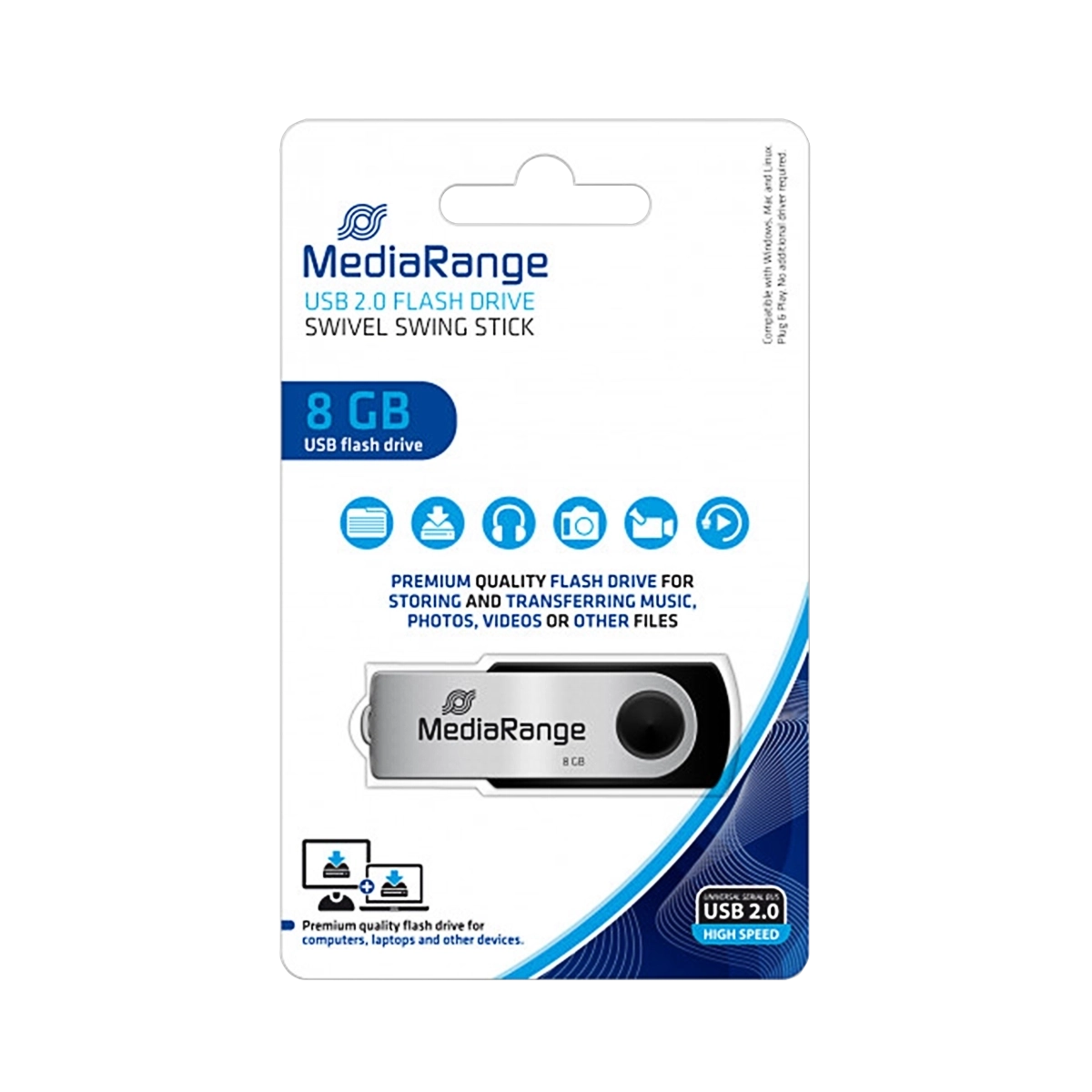 USB MediaRange 8 GB