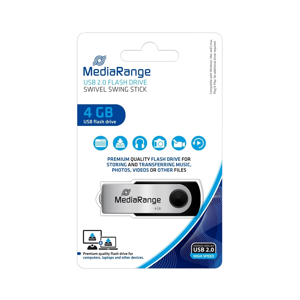 USB MediaRange 4 GB