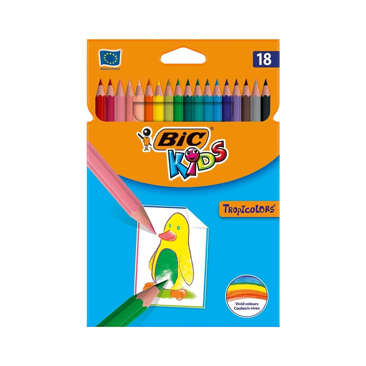 Bic drvene boje TROPICOLORS 1/18