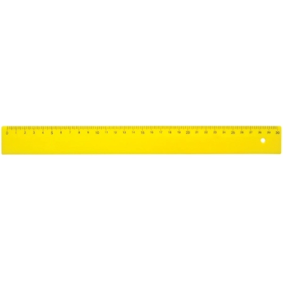 Lenjir 30 cm FLUO