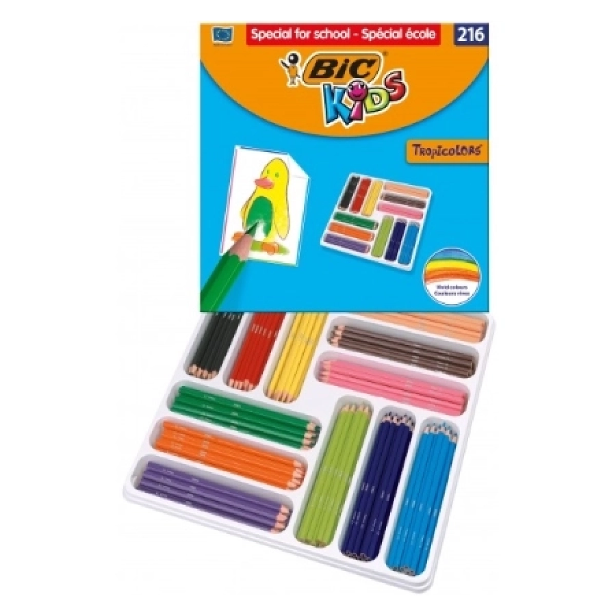 Bic drvene boje TROPICOLORS 1/216