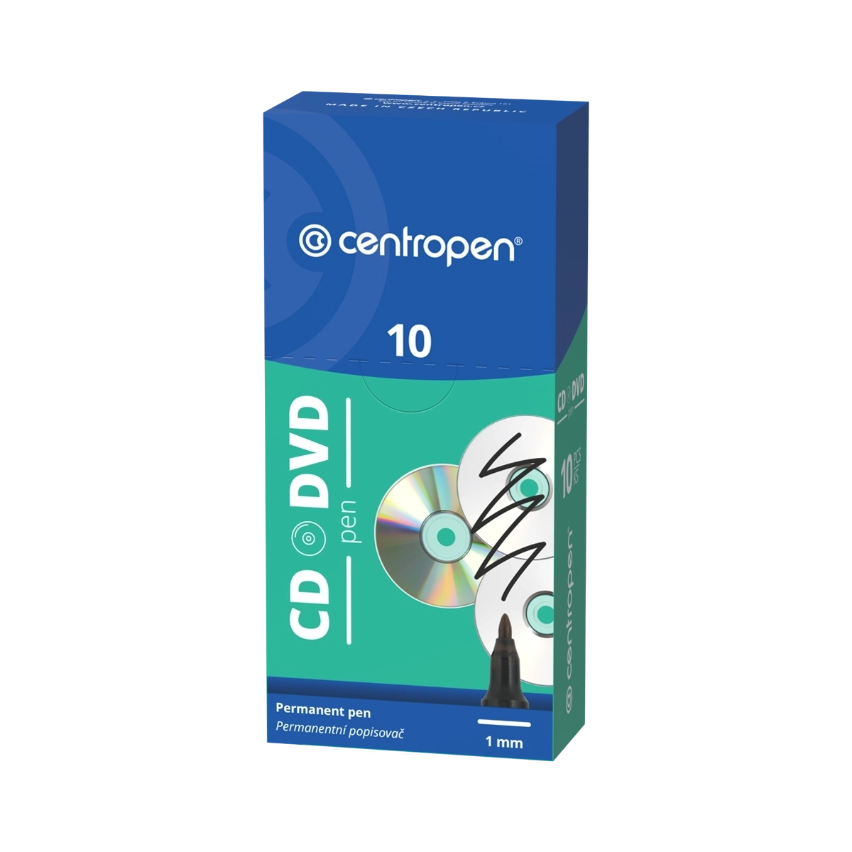 Centropen marker 4606/1 zeleni za CD/DVD diskove